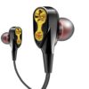 Audionic DAMAC D-50 Stereo Earphones-built-in MIC - Black