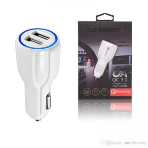 Qualcomm 3.0 Quick Car Charger 6A 2 Port USB - Fast Charger